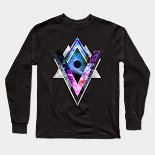 Space Geometry. Long Sleeve T-Shirt